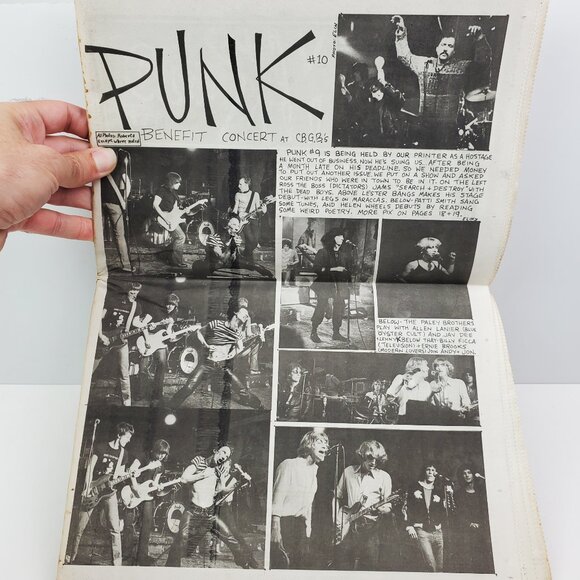 Punk Magazine #10 1977 Blondie Iggy Pop CBGBs Holberstrom (Age/Wear Please Read) - Picture 4 of 8